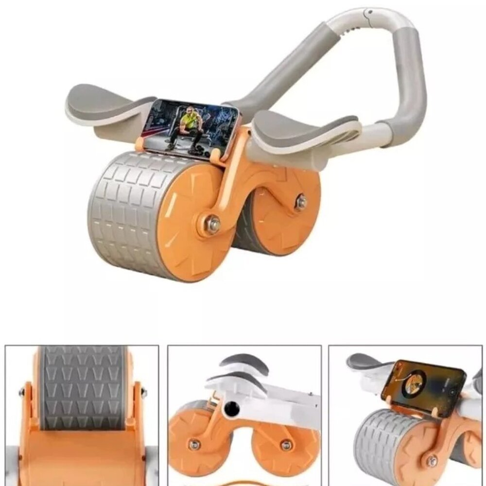 Home Exercise Equipment Abdominal Training Wheel With Ab Roller, Arm Rest &...